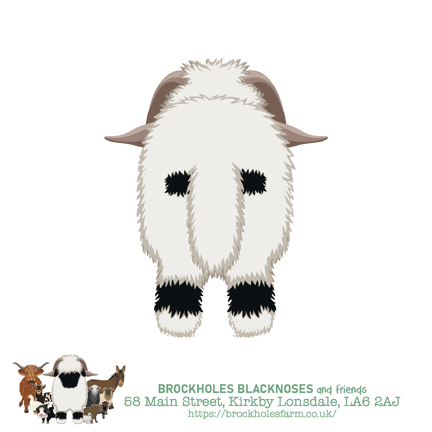 Valais Blacknose Sheep Wedding card