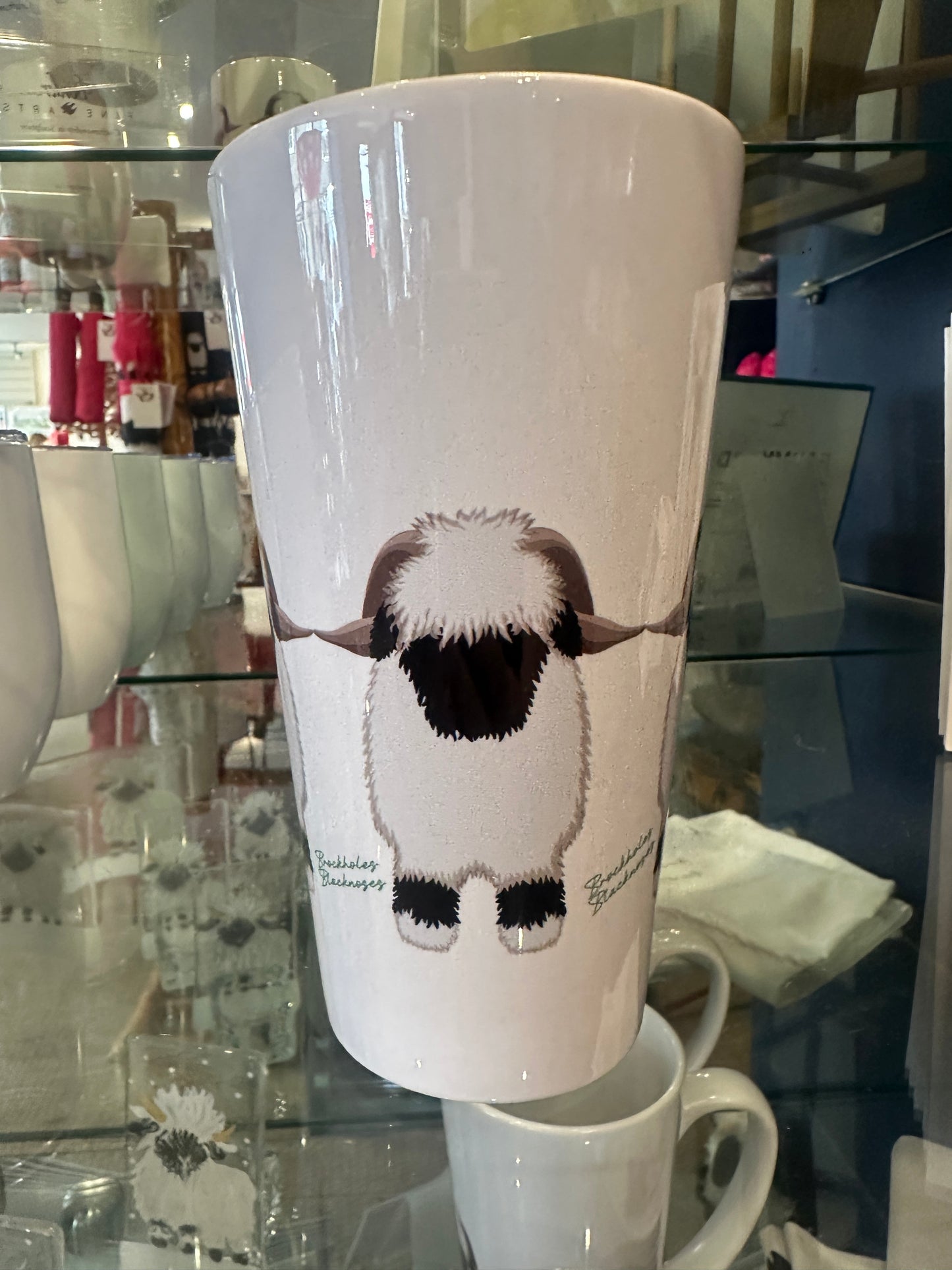 The OG VBN Valais Blacknose Tall Latte Mug