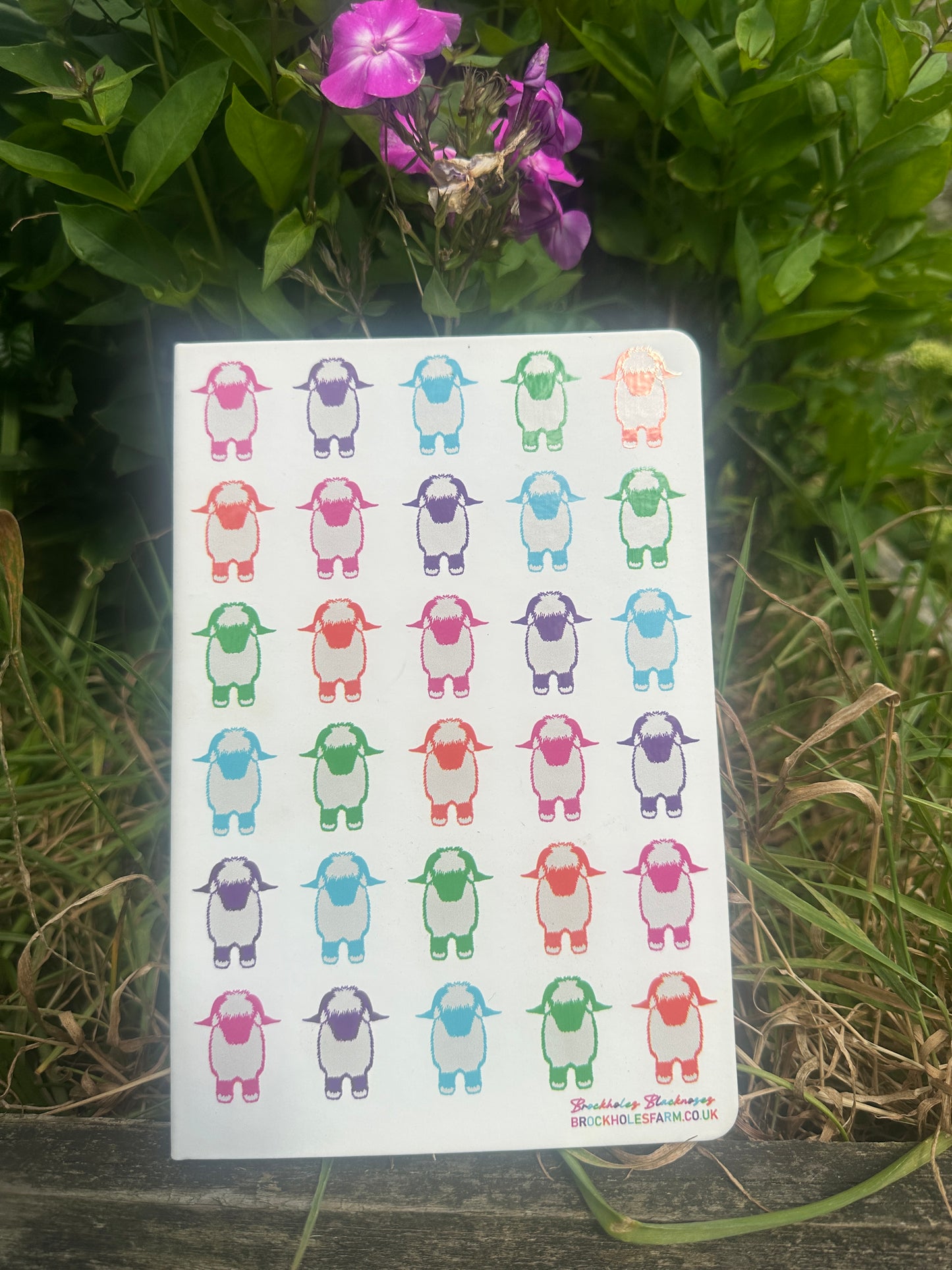 The Jellybean Collection Valais Blacknose Sheep Hardcover Notebook - Multi