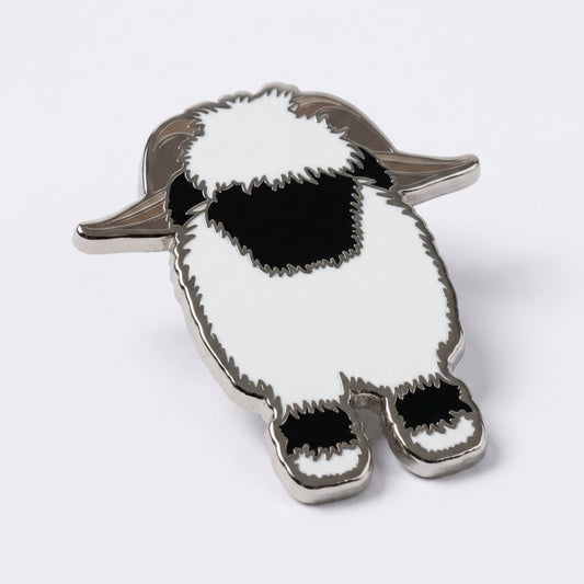 Valais blacknose sheep enamel pin badge