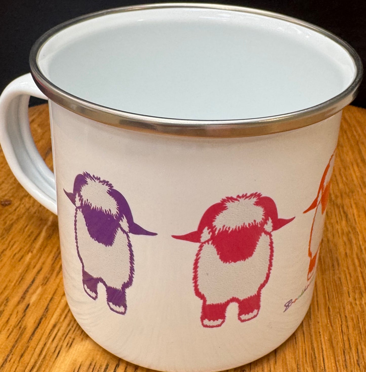 The Jellybean Collection Valais Blacknose Enamel Camping Mug - Multi