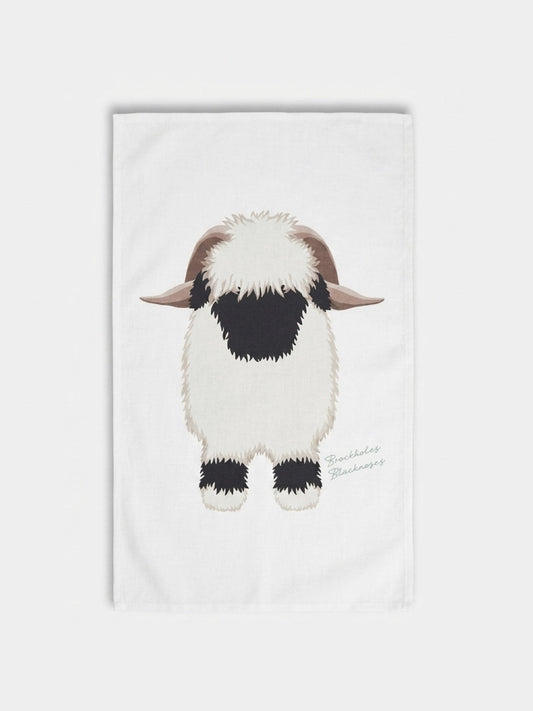Valais Blacknose Sheep Tea Towel