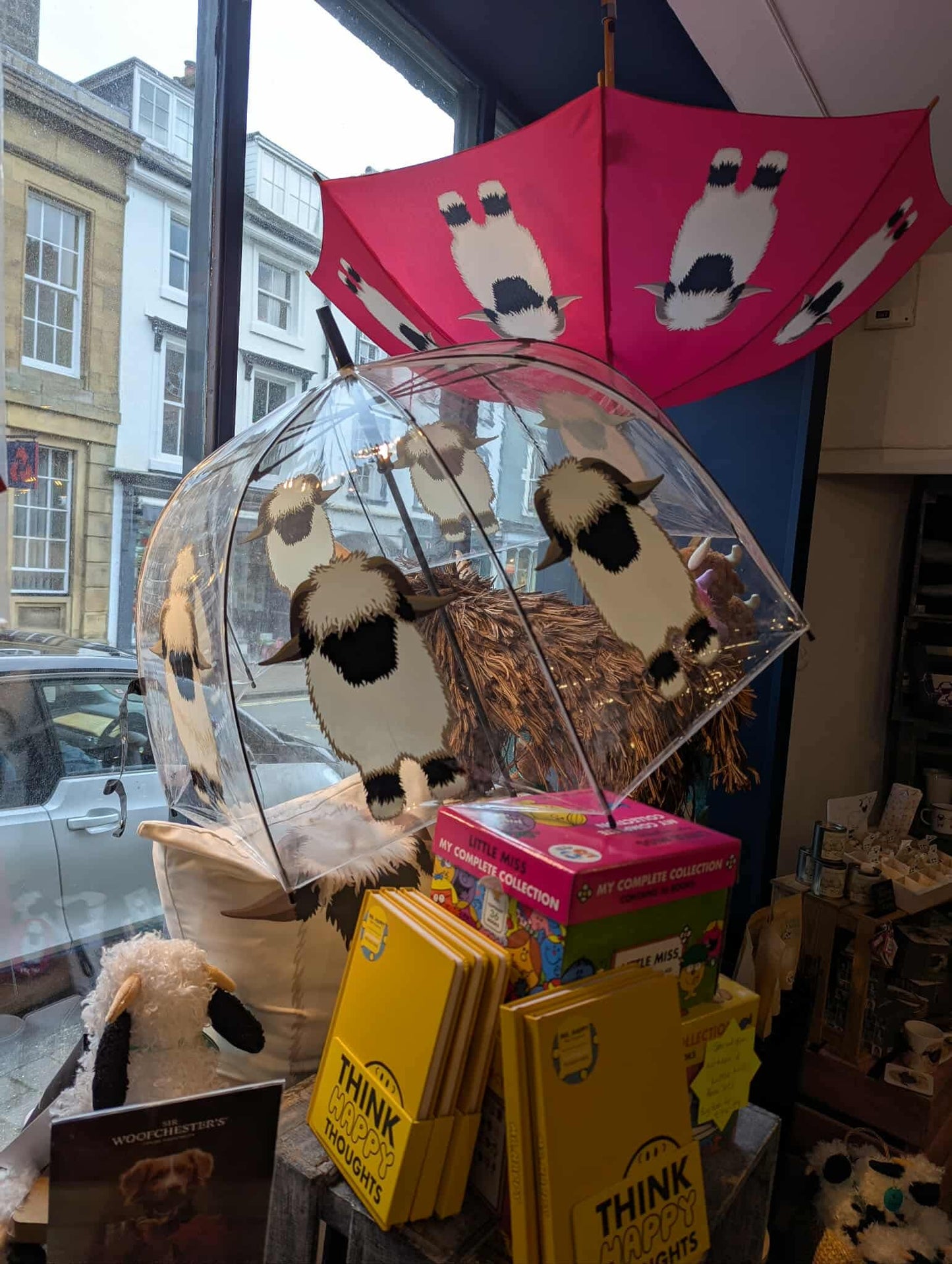 The OG Valais Blacknose Transparent Umbrella