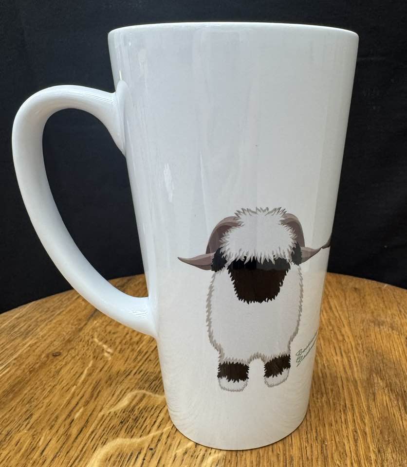 The OG VBN Valais Blacknose Tall Latte Mug