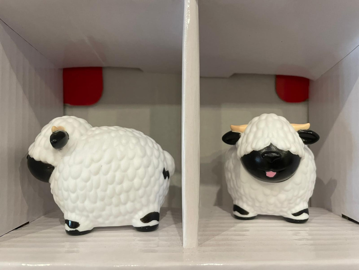 Valais Blacknose Sheep bath duck 😍