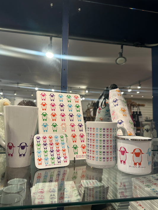 The Jellybean Collection Valais Blacknose Coaster -  Multi