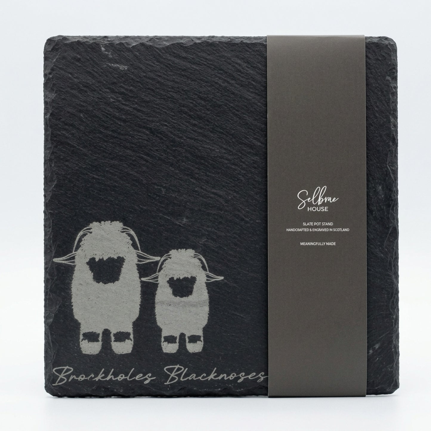 Valais Blacknose Sheep - Slate Pot Stand
