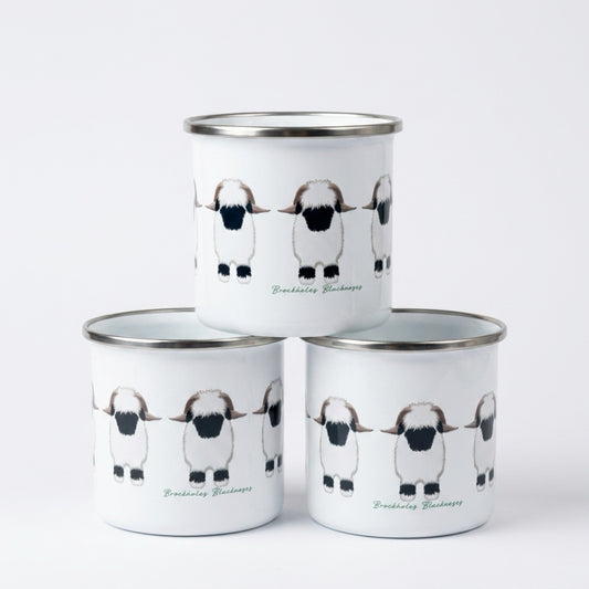 The OG VBN Valais Blacknose Enamel Camping Mug