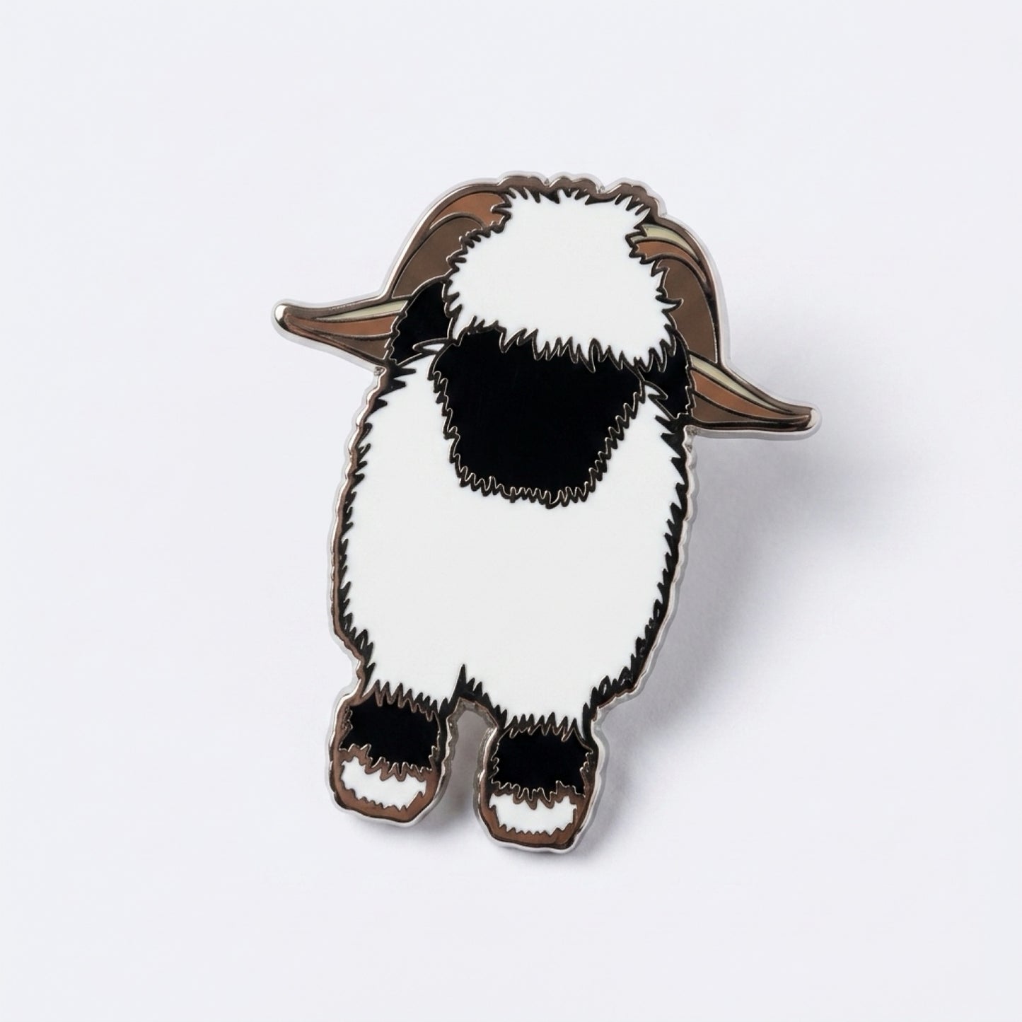 Valais blacknose sheep enamel pin badge