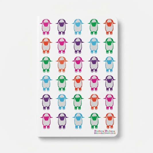 The Jellybean Collection Valais Blacknose Sheep Hardcover Notebook - Multi