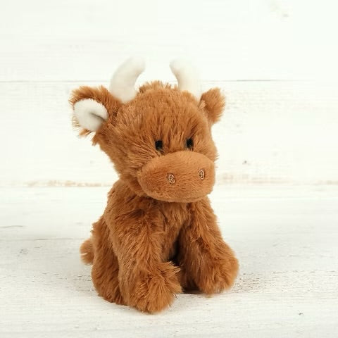 Highland cow cuddly friend