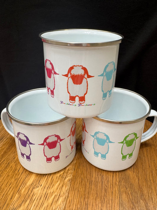 The Jellybean Collection Valais Blacknose Enamel Camping Mug - Multi