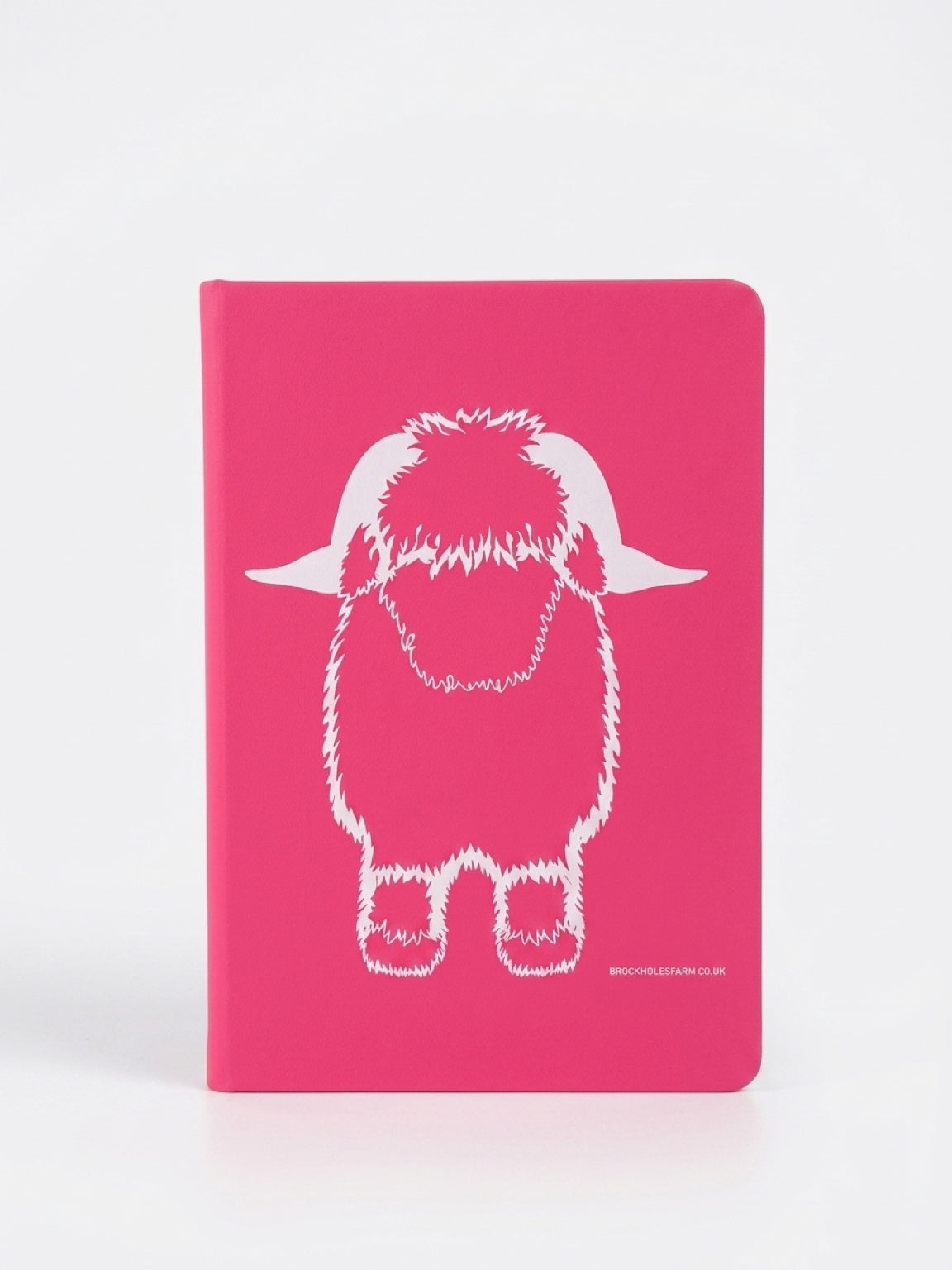 Noodles Doodles Valais Blacknose Sheep Outline pink Hardcover Notebook