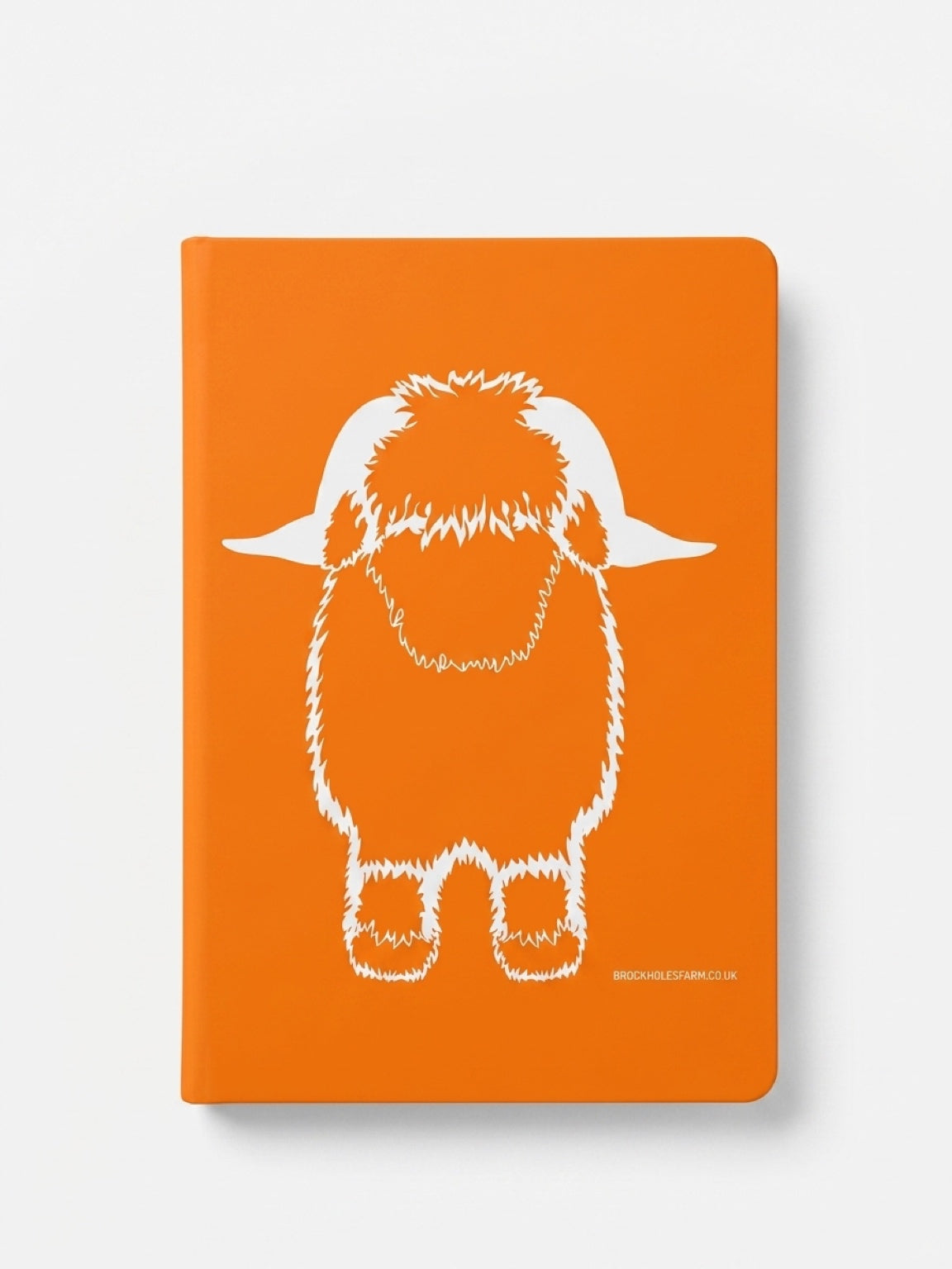 Noodles Doodles Valais Blacknose Sheep Outline pink Hardcover Notebook