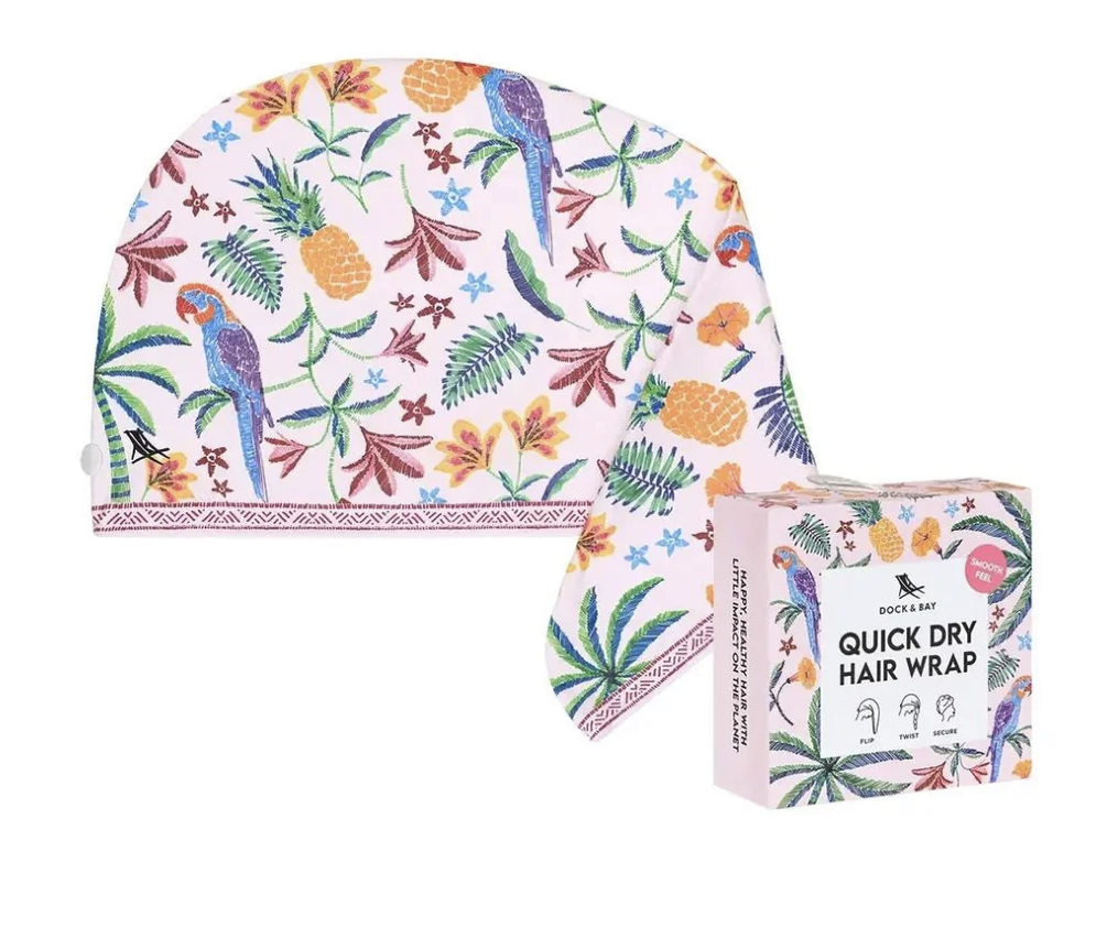 Dock And Bay Quick Dry Hair Wrap : Pink Paradise