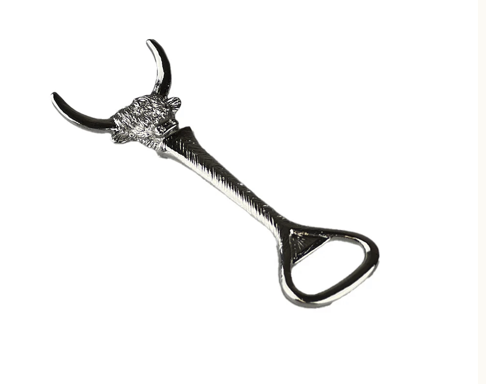 Highland Cow Stainless Steel 3D Botte Opener - Selbrae House
