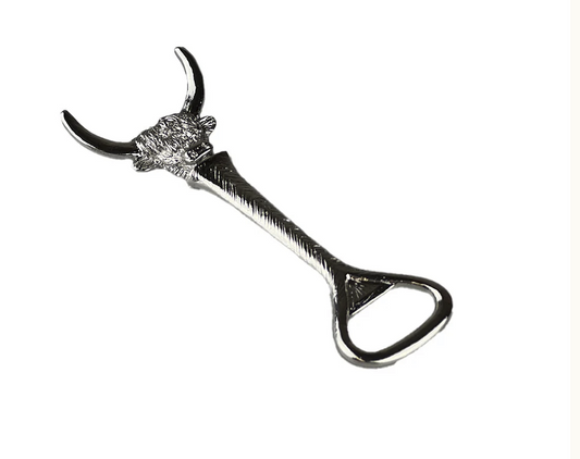Highland Cow Stainless Steel 3D Botte Opener - Selbrae House