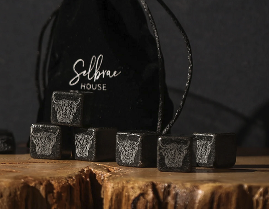 Highland Cow Whisky Stones - Selbrae House