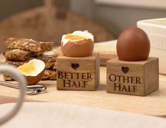 Better & Other Set of 2 Oak Egg Cups - Selbrae House