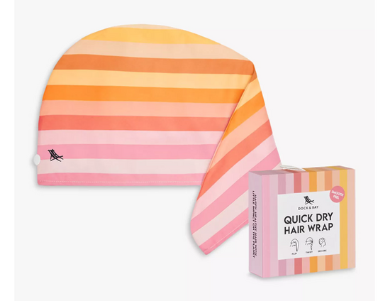 Dock And Bay Quick Dry Hair Wrap : Miami Sorbet