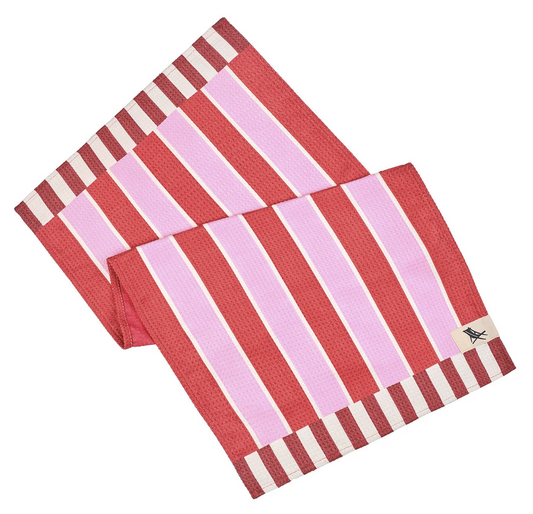 Dock And Bay Quick Dry Waffle Towel Cherry Bomb, Size XL 180 × 90cm / 70.8 × 35 inches
