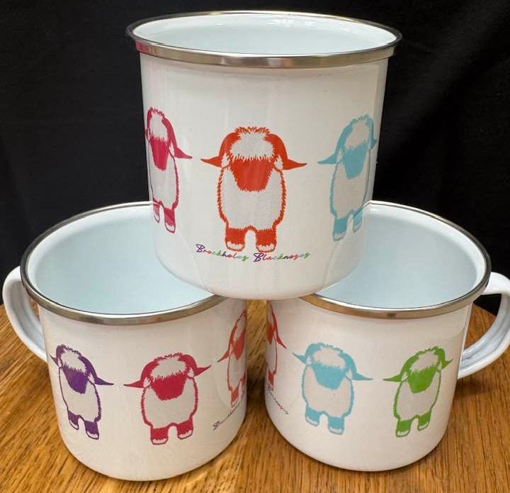 The Jellybean Collection Valais Blacknose Enamel Camping Mug - Multi