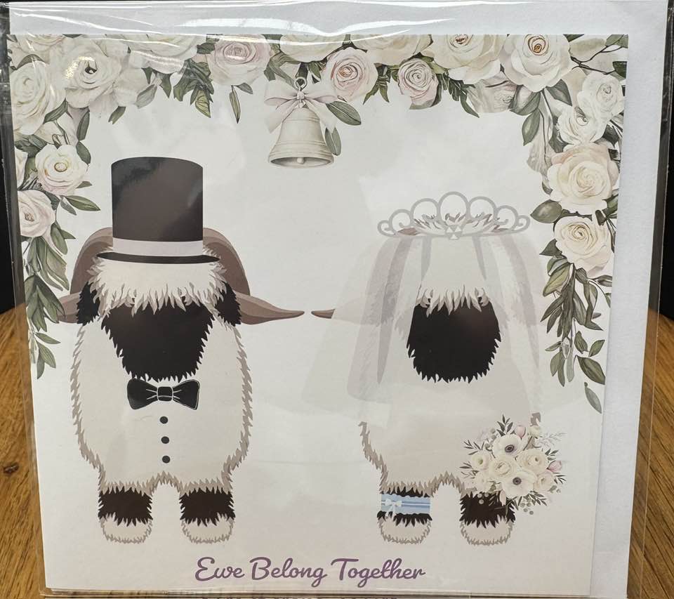 Valais Blacknose Sheep Congratulations card